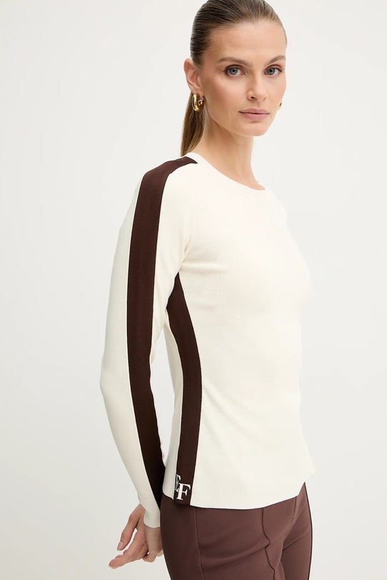 Elisabetta Franchi sweter beżowy MK03S56E2