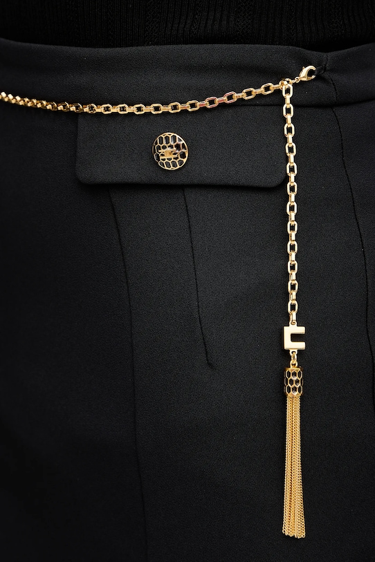 Свитер с добавлением шелка Elisabetta Franchi MK09B56E2 чёрный