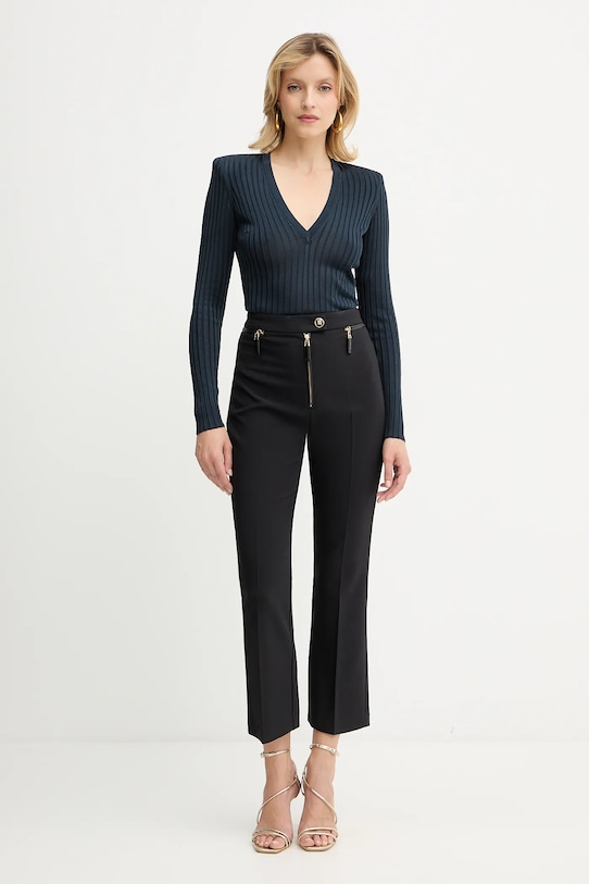 Elisabetta Franchi sweter MK21S56E2 turkusowy AW25