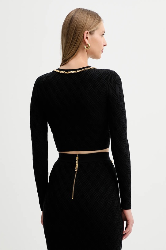 Odzież Elisabetta Franchi kardigan MK29B56E2 czarny