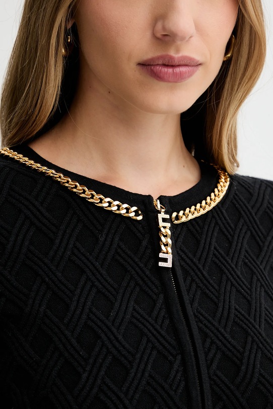 Elisabetta Franchi kardigan MK29B56E2 czarny