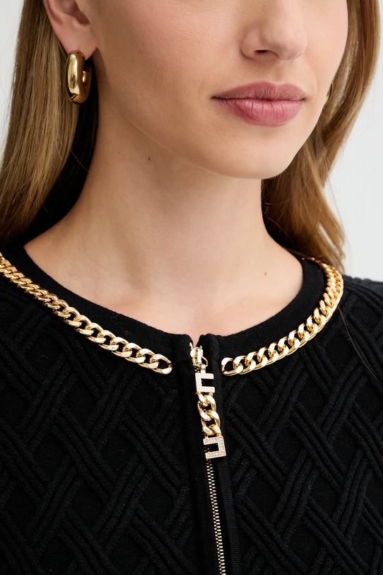 Elisabetta Franchi kardigan czarny MK29B56E2