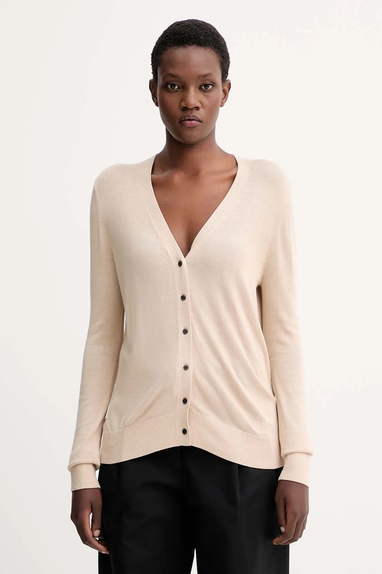 Calvin Klein kardigan pozostałe beżowy LV044C346G