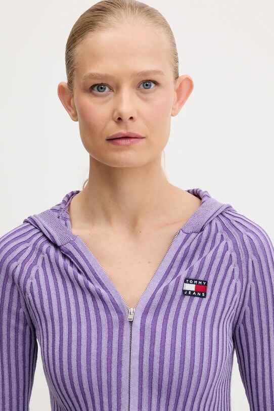 Tommy Jeans cardigan violet DW0DW20974