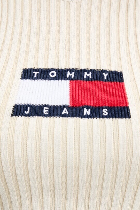 Tommy Jeans top DW0DW20975 beżowy
