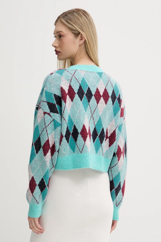 Îmbrăcăminte Tommy Jeans cardigan DW0DW21180 turcoaz