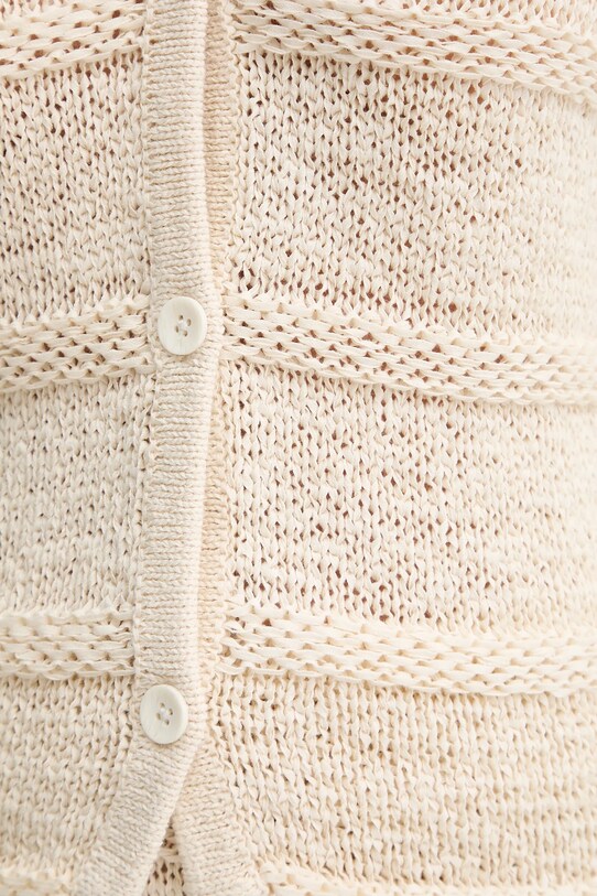 Samsoe Samsoe cardigan SANETTIE F25200116 bej