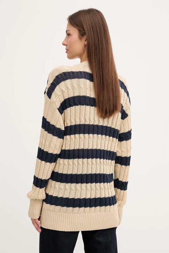 Odzież Tommy Hilfiger sweter lniany WW0WW44481 beżowy