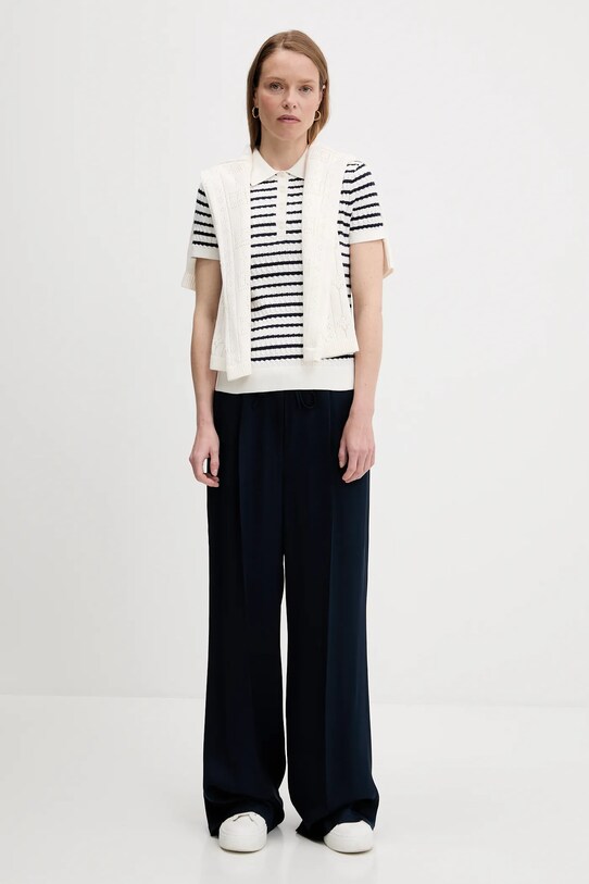Tommy Hilfiger pulover de bumbac WW0WW41474 alb AW25