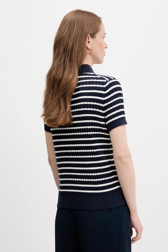 Îmbrăcăminte Tommy Hilfiger pulover de bumbac WW0WW41474 bleumarin