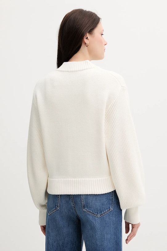 Îmbrăcăminte Tommy Hilfiger cardigan din bumbac WW0WW45692 bej