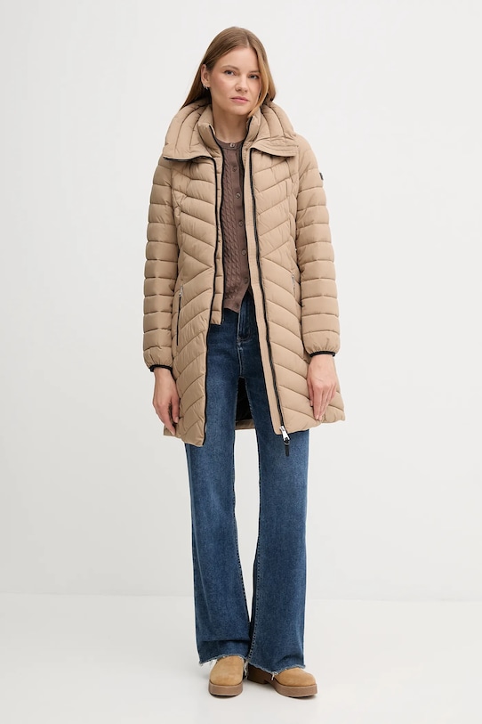 Bombažna jopica Tommy Hilfiger WW0WW45707 rjava AW25