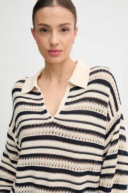 Tommy Hilfiger pulover bej WW0WW46524