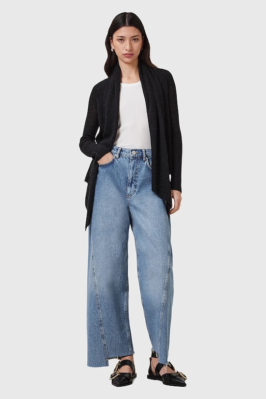 Kardigan s příměsí vlny AllSaints HARPER W052KC