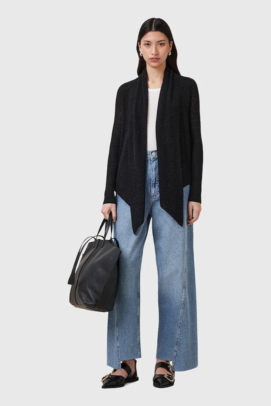 Kardigan s příměsí vlny AllSaints HARPER W052KC