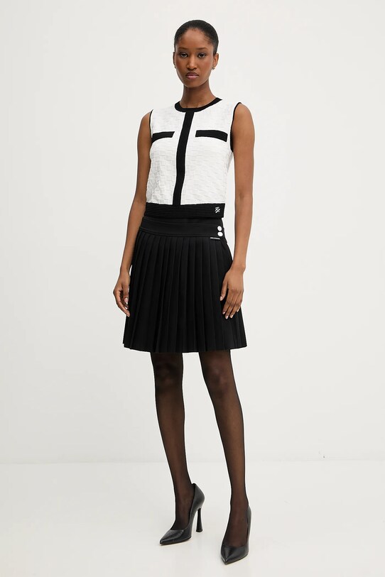 Karl Lagerfeld mellény A3W18020 fehér AW25