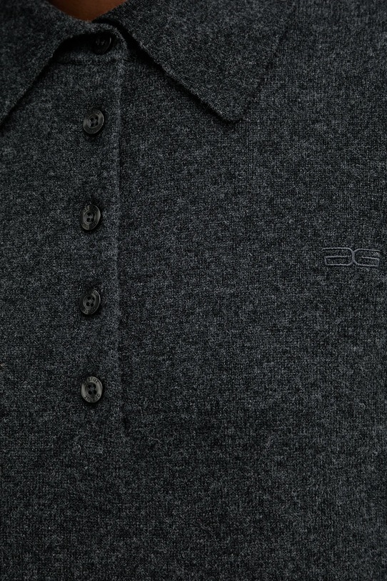 Vlnený sveter Gestuz 10910534 sivá