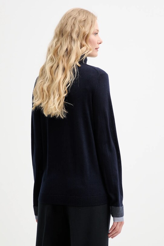 Îmbrăcăminte PS Paul Smith pulover de lână W2R.420NJ.N31241 bleumarin
