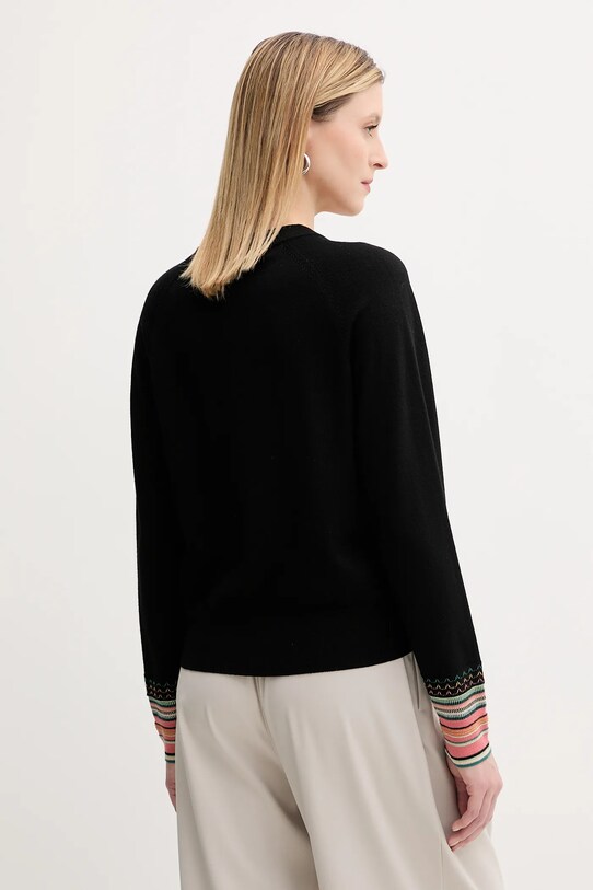Odzież PS Paul Smith kardigan wełniany W2R.578N.T31327 czarny