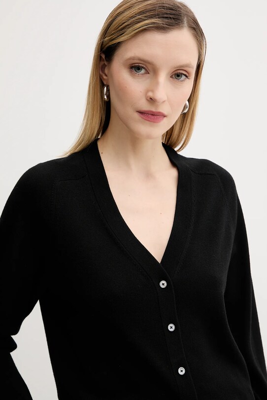 PS Paul Smith kardigan wełniany czarny W2R.578N.T31327