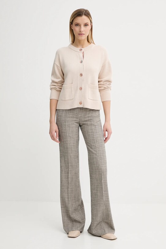 PS Paul Smith kardigan wełniany W2R.585N.T31330 beżowy AW25
