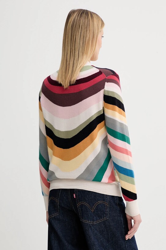 Odzież PS Paul Smith kardigan wełniany W2R.588N.T31328 beżowy