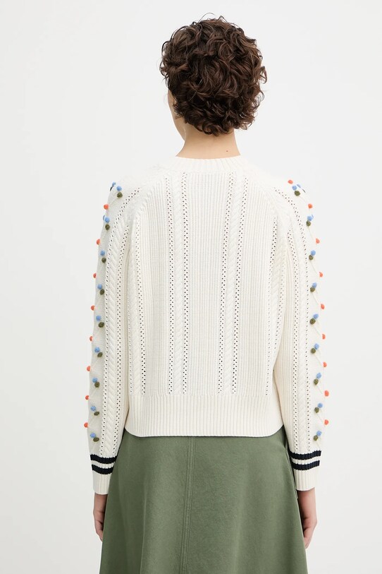 Odzież PS Paul Smith kardigan z domieszką wełny W2R.589N.T31335 beżowy