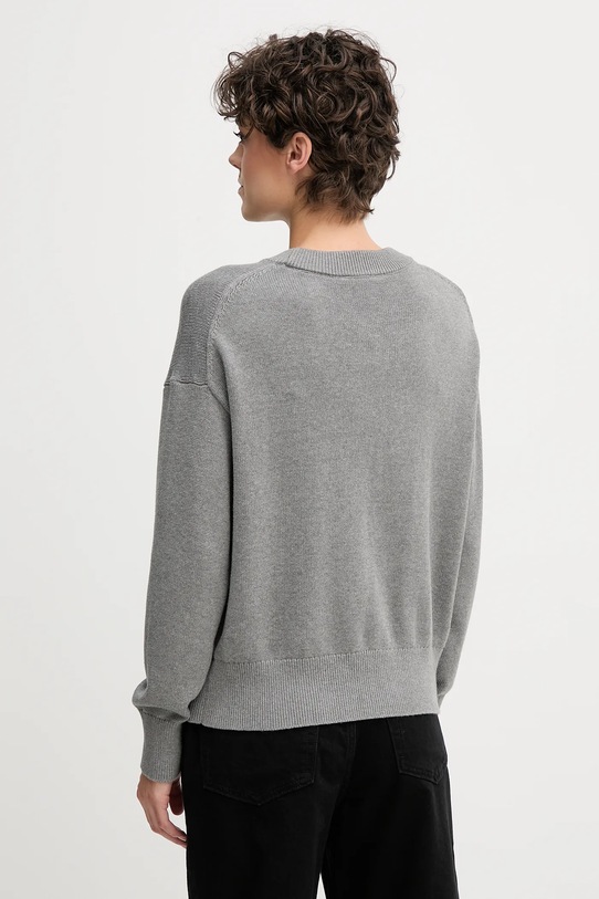 Odzież Calvin Klein Jeans sweter bawełniany LV047C311G szary