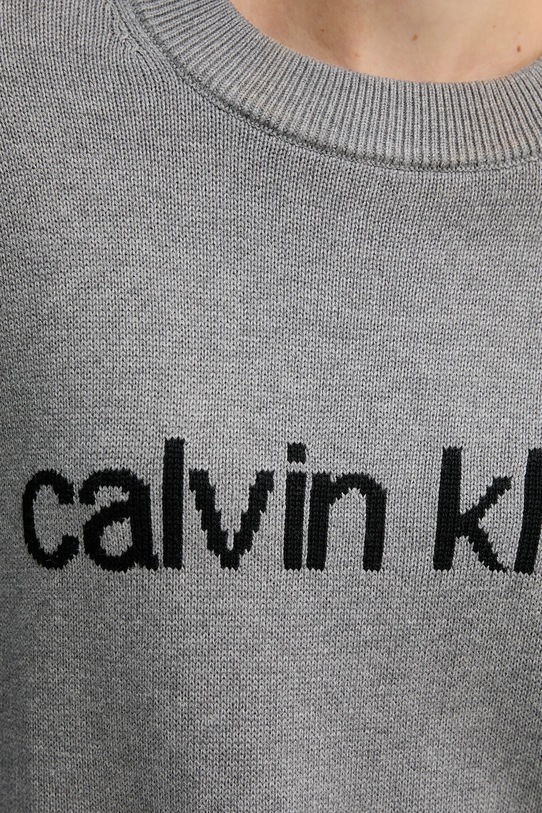 Бавовняний светр Calvin Klein Jeans LV047C311G сірий