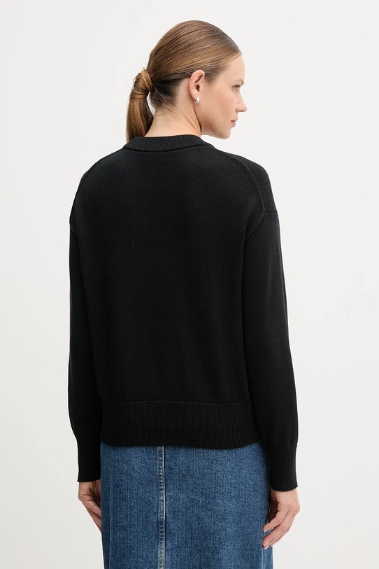 Odzież Calvin Klein Jeans sweter bawełniany LV047C311G czarny
