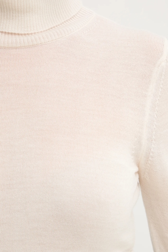 Вовняний светр Simona Corsellini A25CPMGE0201 бежевий