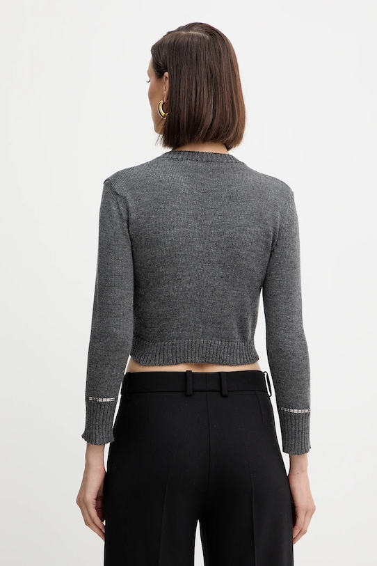Oblečení Vlněný svetr Simona Corsellini A25CPMGE0601 šedá