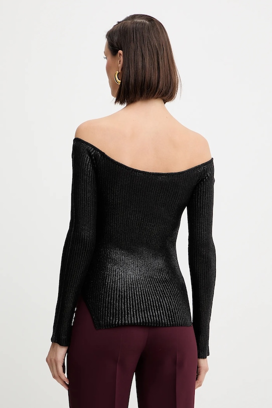 Odzież Simona Corsellini sweter A25CPMGP0301 czarny