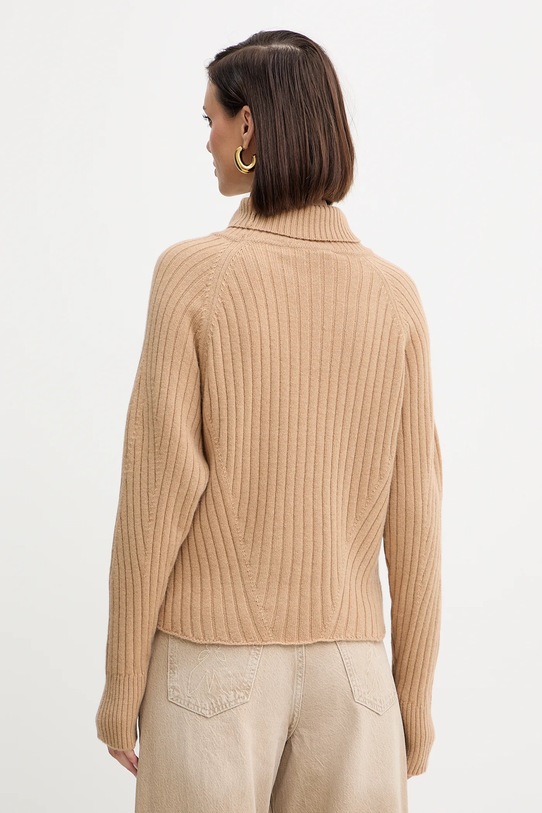 Одежда Шерстяной свитер Simona Corsellini A25CPMGG08S1 бежевый