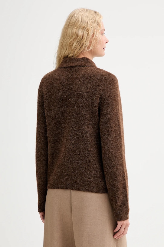 Odzież Gestuz sweter wełniany 10910589 brązowy