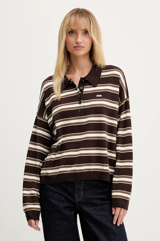 Gestuz sweter pozostałe brązowy 10910655