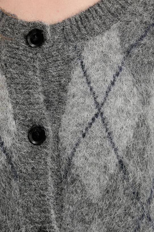 Вовняний кардиган Gestuz 10910660 сірий
