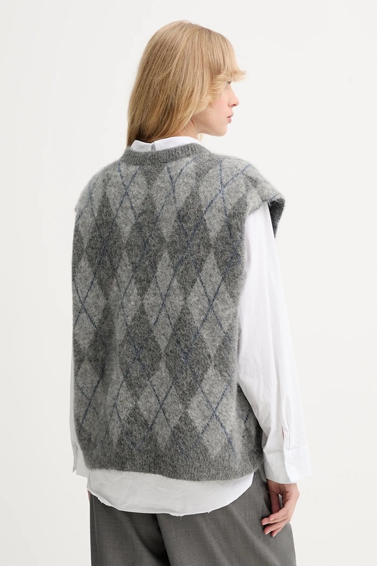 Oblečenie Vlnená vesta Gestuz 10910731 sivá
