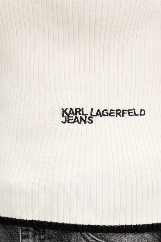 Karl Lagerfeld Jeans pulóver A3W18006 bézs
