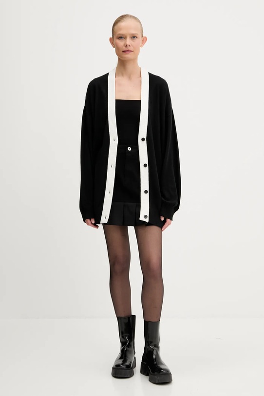 Kardigán Karl Lagerfeld Jeans A3W18008 čierna AW25