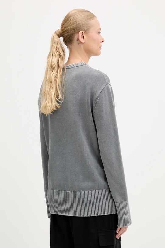 Odzież Karl Lagerfeld Jeans sweter bawełniany A3W18037 szary