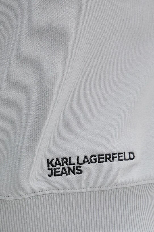 Βαμβακερή μπλούζα Karl Lagerfeld Jeans A3W20039 γκρί