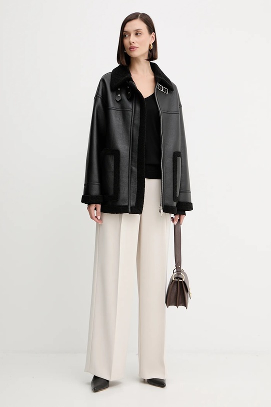 BOSS Orange pulover 50543956 negru AW25