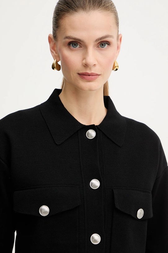 BOSS Orange cardigan negru 50543970