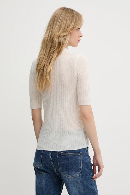 Одяг Вовняне поло BOSS Orange 50543977 бежевий