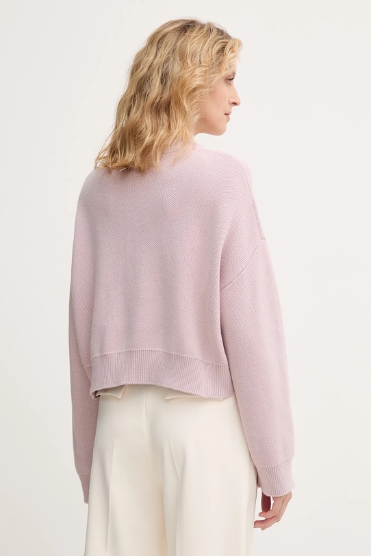 Odzież BOSS Orange sweter bawełniany 50543979 różowy