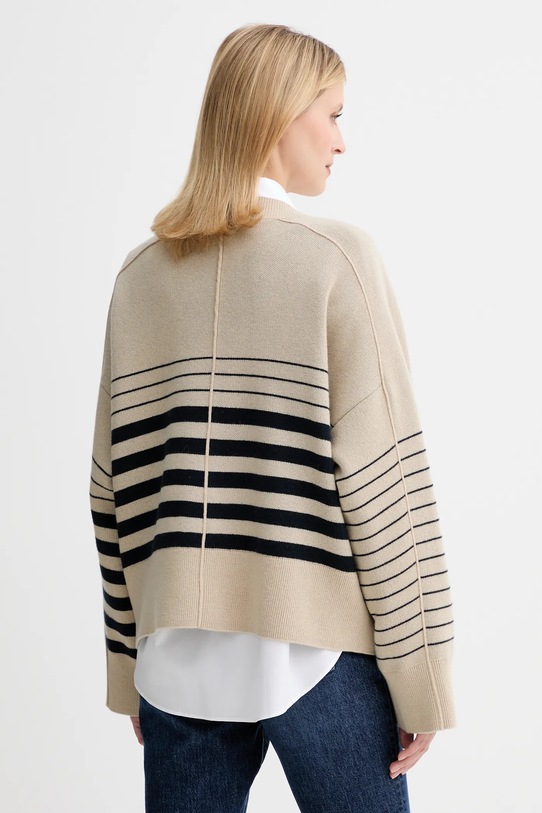 Odzież BOSS sweter wełniany 50542884 beżowy