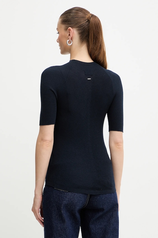 Îmbrăcăminte BOSS tricou de lână 50542885 bleumarin