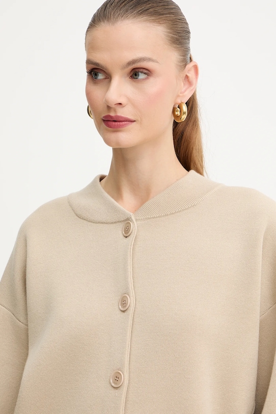 BOSS cardigan din lână bej 50543544