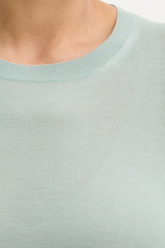 Вълнен пуловер BOSS Ferpina 50544987 зелен